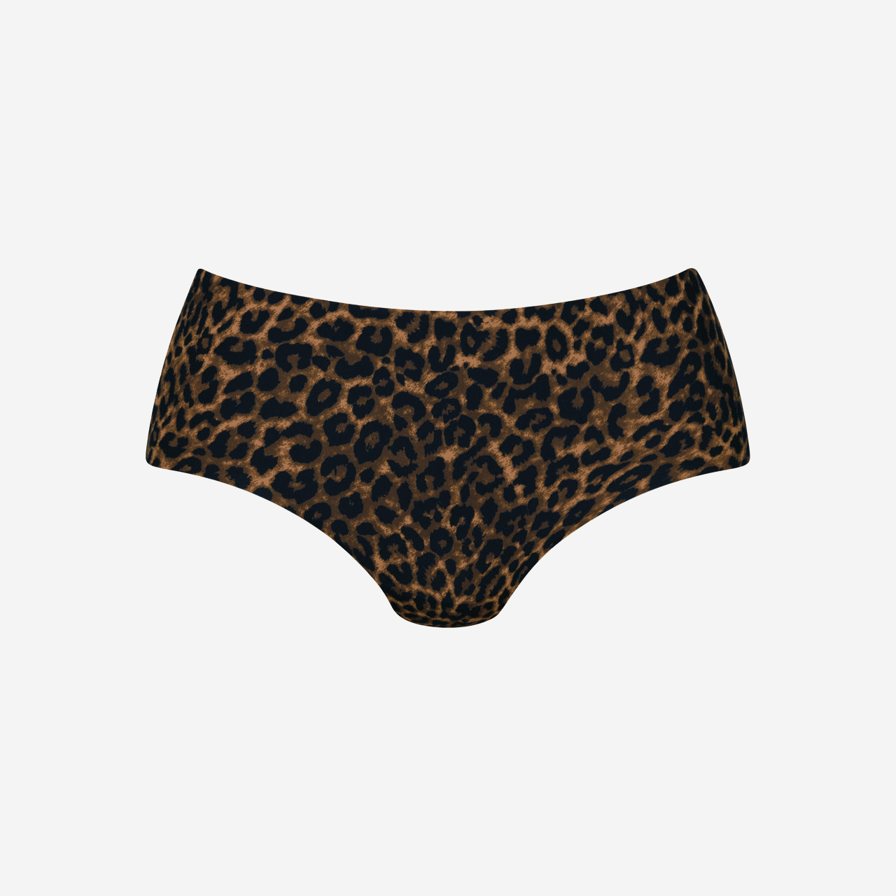 Essential Art High Waist Brief in Gold Cat
