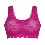 Essential Lace Padded Bralette in Candy Pink