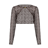 Crazy in Love Bolero in Satin Brown