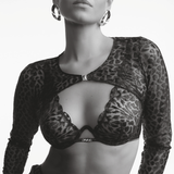 Crazy in Love Bolero in Satin Brown