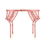 Crazy in Love Suspender Belt in Warm Pink