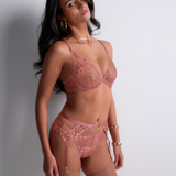 Crazy in Love Tanga in Warm Pink