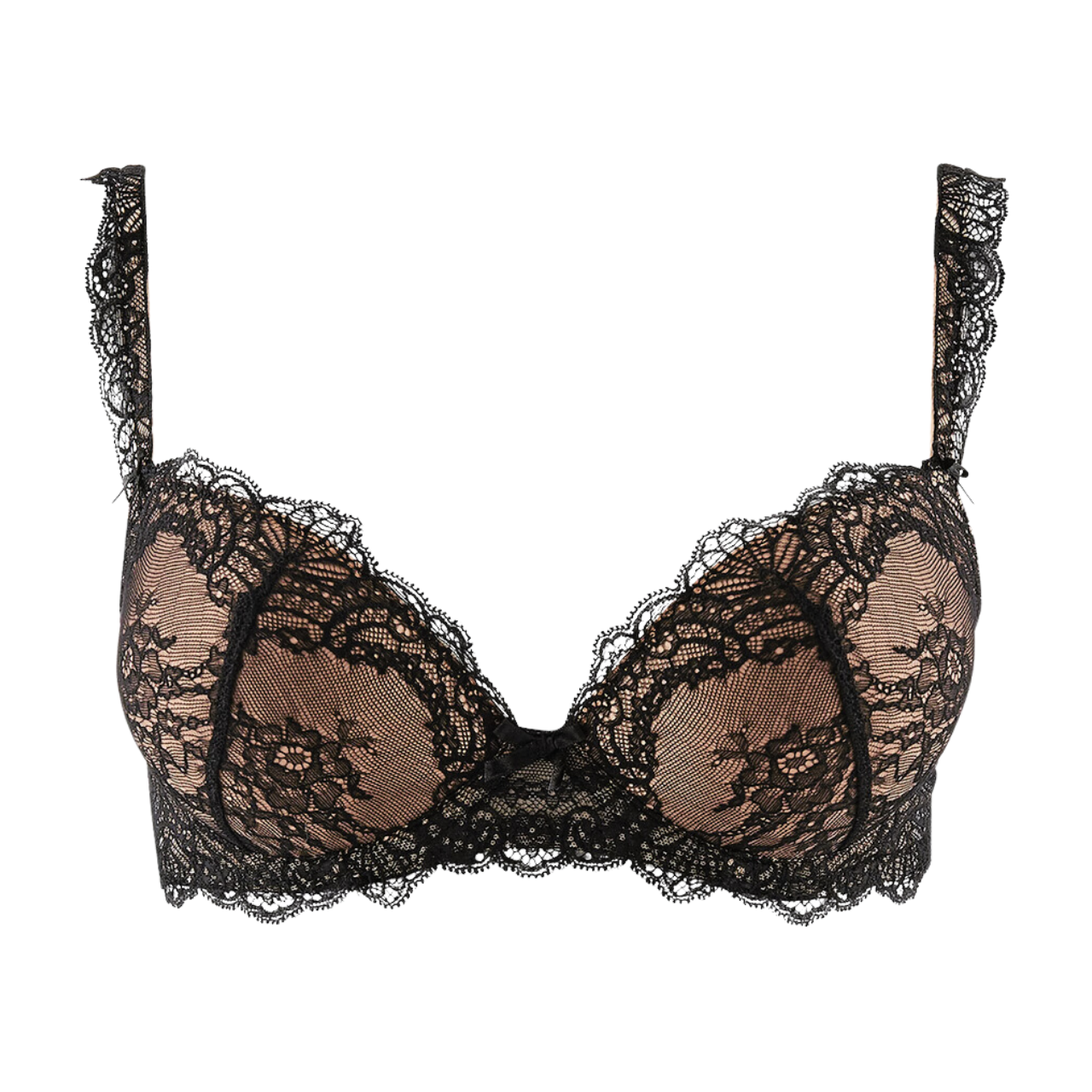 Danse Des Sens Moulded Push Up Bra in Noir