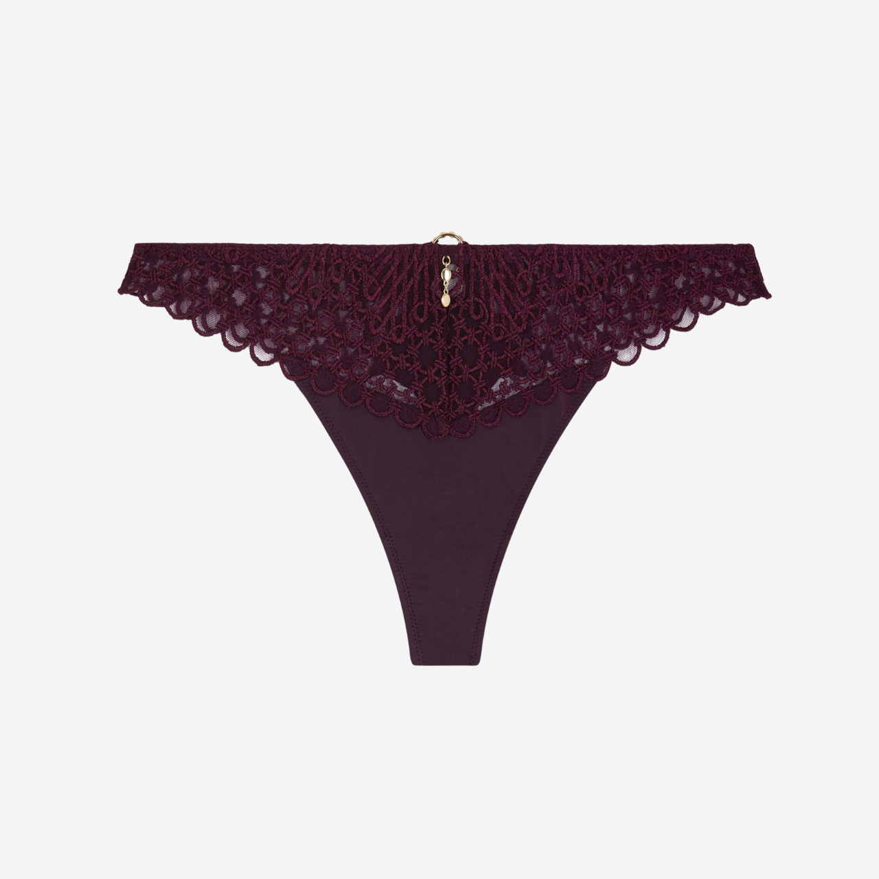 Éloge Du Désir Tanga in Deep Berry