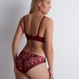 Magnetic Spell Ultra Plunge Triangle Bra in Crimson