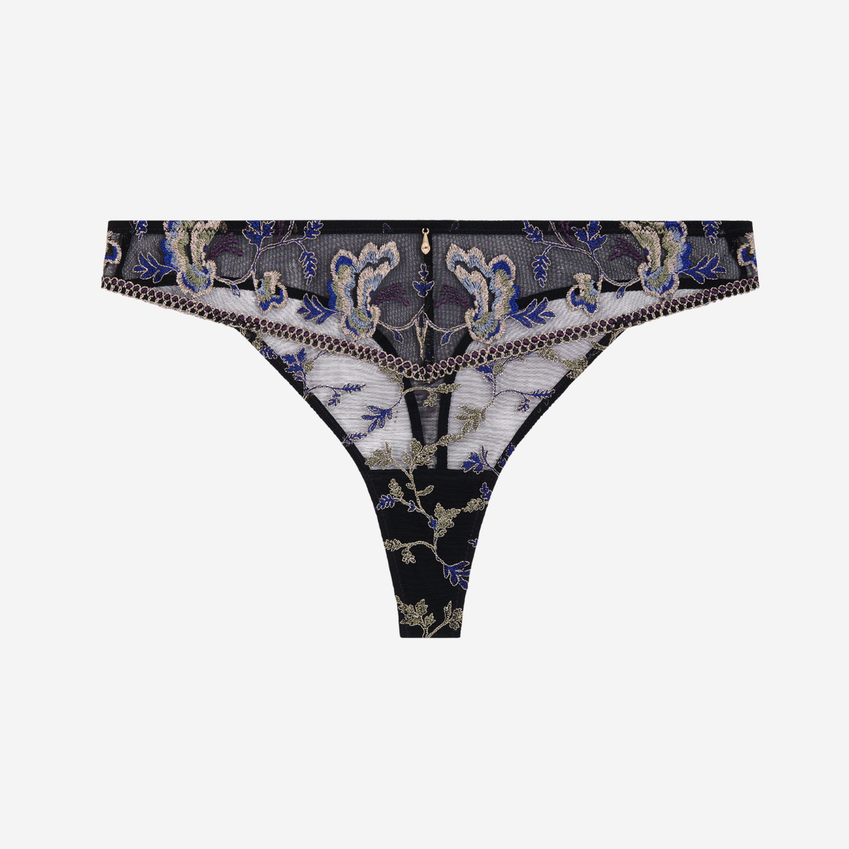 Midnight Opera Tanga in Persian Blue