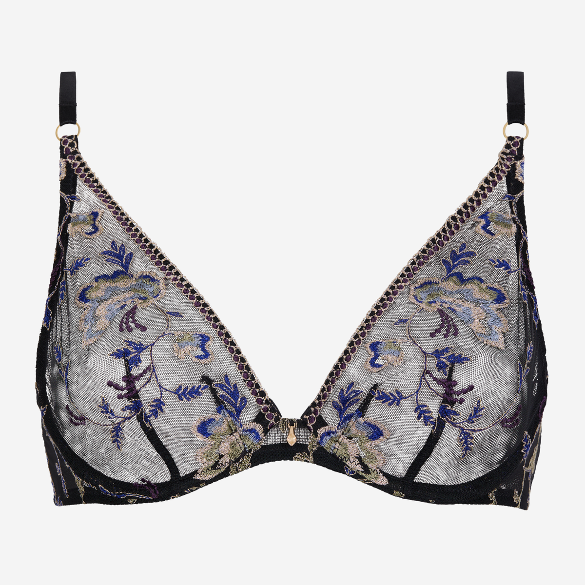 Midnight Opera Triangle Bra in Persian Blue