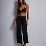 Midnight Whisper Silk Triangle Bra