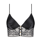 Midnight Whisper Silk Triangle Bra