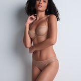 Sheer Emotion Brazilian Brief in Sand