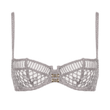 Stardust Dream Underwired Half Cup Bra in Cosmos Silver