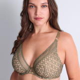 Stardust Dream Underwired Triangle Bra in Green Nile