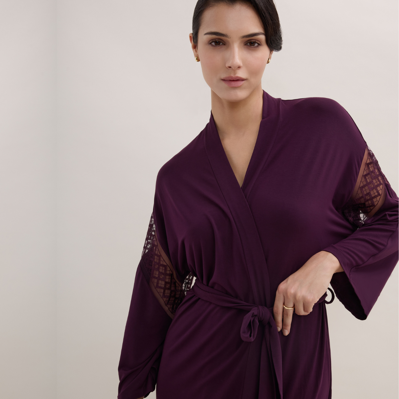 Sweet Obsession Kimono in Deep Berry