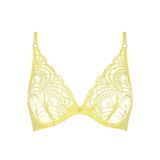 Vibes Underwired Triangle Plunge Bra in Lemonade