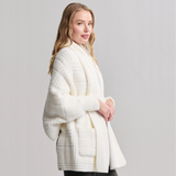 CozyChic Cotton Tonal Plaid Blanket Wrap