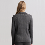 CozyChic Ultra Lite Lurex Rib Button Front Shirt