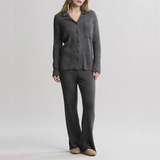 CozyChic Ultra Lite Lurex Rib Button Front Shirt