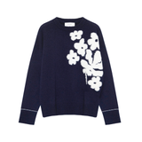 Ayleen Heritage Navy Wool Cashmere Jumper