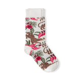 Soleia Leopard Cream Women's Socks
