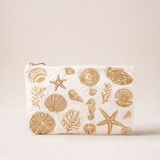 Ocean Treasures Everyday Pouch In Cream