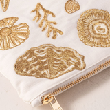 Ocean Treasures Everyday Pouch In Cream