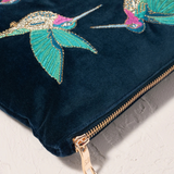 Hummingbird Ink Blue Everyday Pouch
