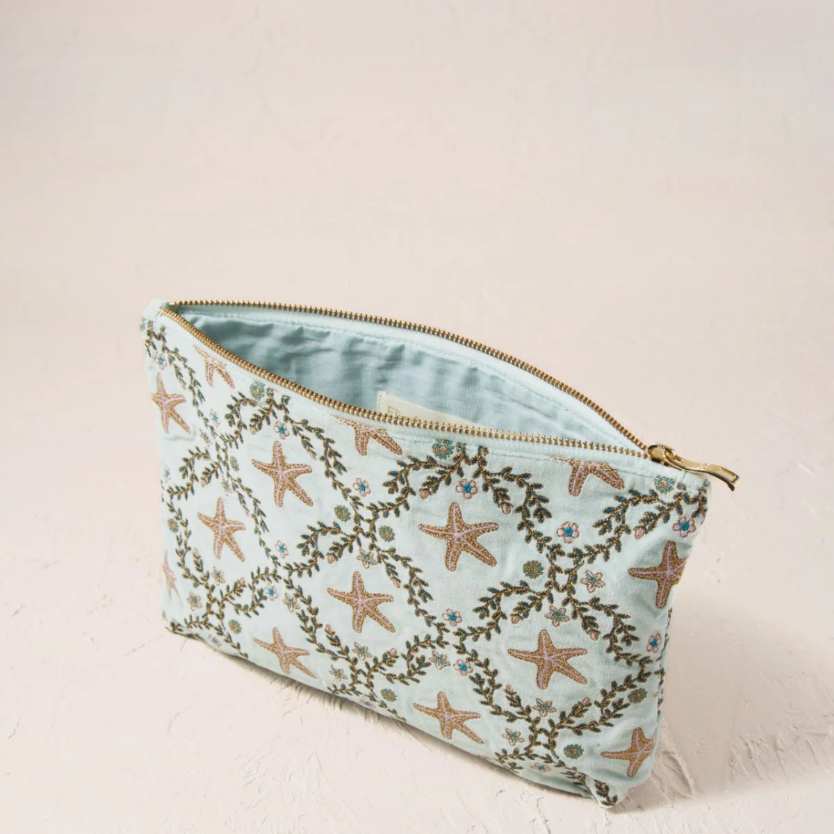 Elizabeth Scarlett Starfish Garden Everyday Pouch | Caroline Randell