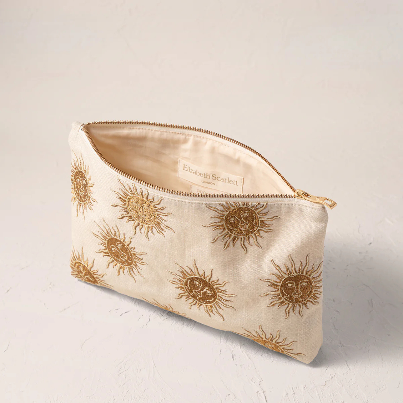 Sun Goddess Cotton Everyday Pouch In Oat