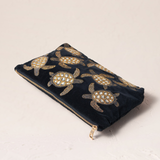 Turtle Conservation Charcoal Everyday Pouch