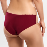 Agathe Shorty in Amarante