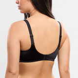 Amour Underwired Seamless Bra in Noir