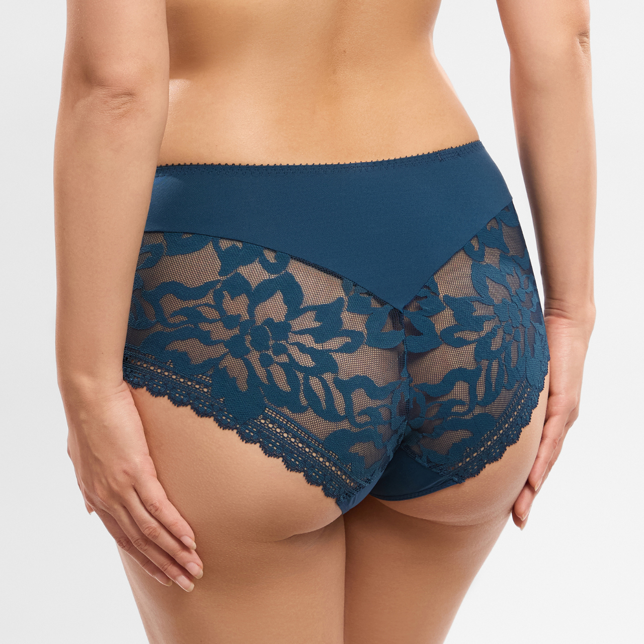 Leia Deep Brief in Bleu Ocean