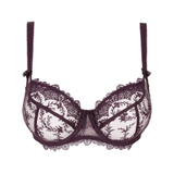 Louise Low Neck Bra in Cassis