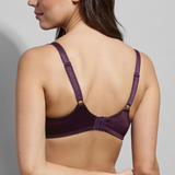 Louise Low Neck Bra in Cassis