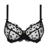 Tess Low Neck Bra in Black