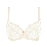 Tess Low Neck Bra in Cream