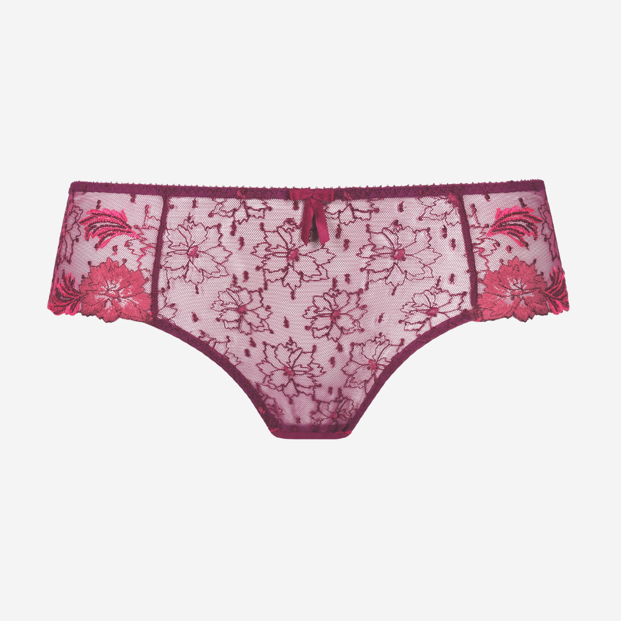 Clea Shorty in Grenat