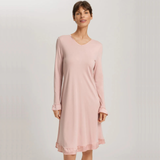 Claire Long Sleeved Nightdress in Blush