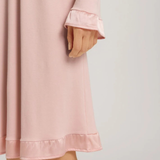 Claire Long Sleeved Nightdress in Blush
