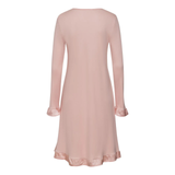 Claire Long Sleeved Nightdress in Blush
