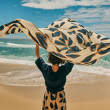 Cotton Pareo in Desert Flower