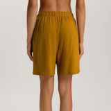 Summer Knits Shorts in Gold Cumin