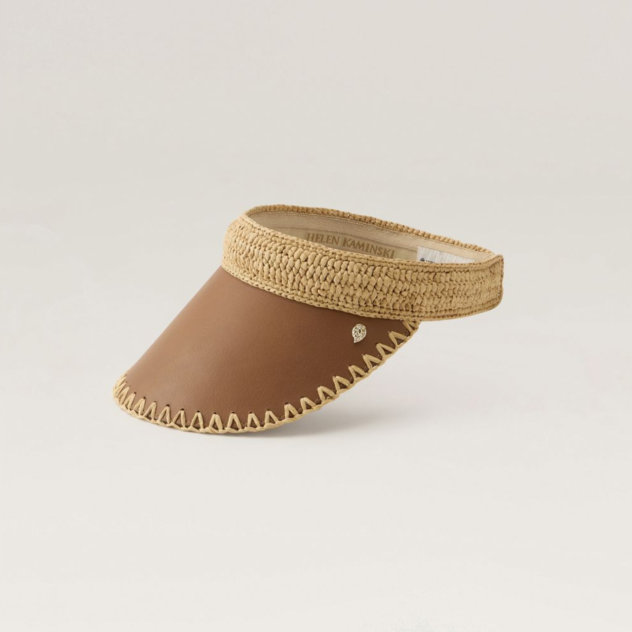 Deja Raffia Crochet Visor