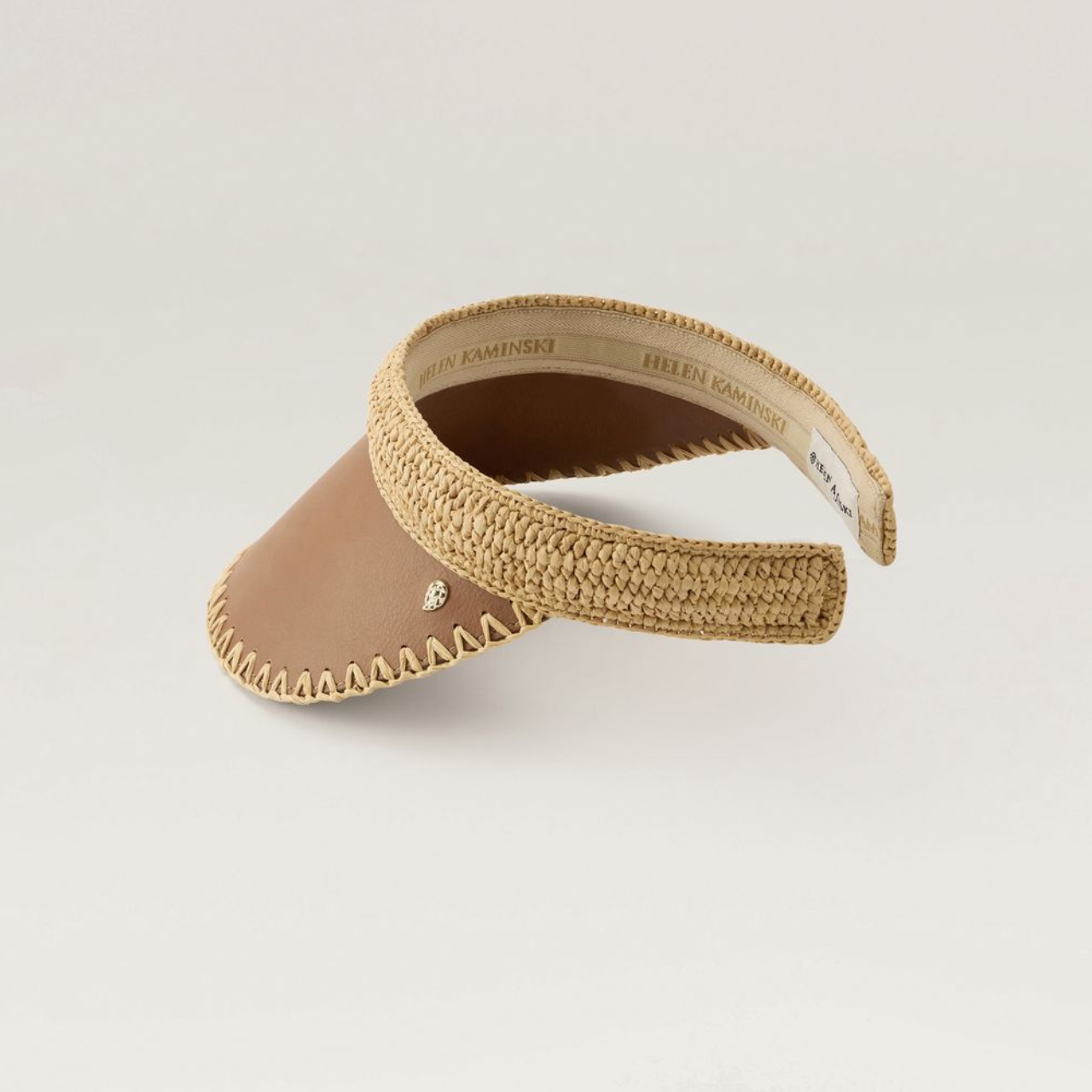 Deja Raffia Crochet Visor