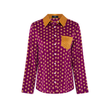 Burgundy Stars Pyjama Set