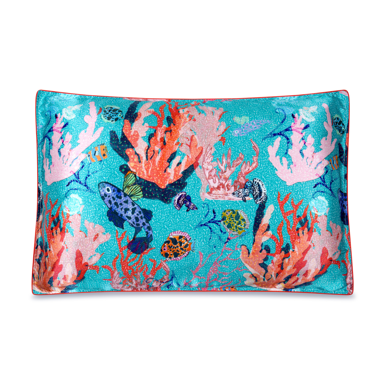 Underwater Coral Silk Pillow Case