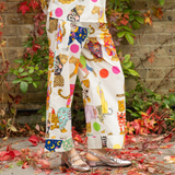 Leopards Can't Change Their Spots Cotton Pyjamas in Ivory