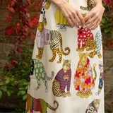 Leopards Can't Change Their Spots Silk Slip Dress in Ivory