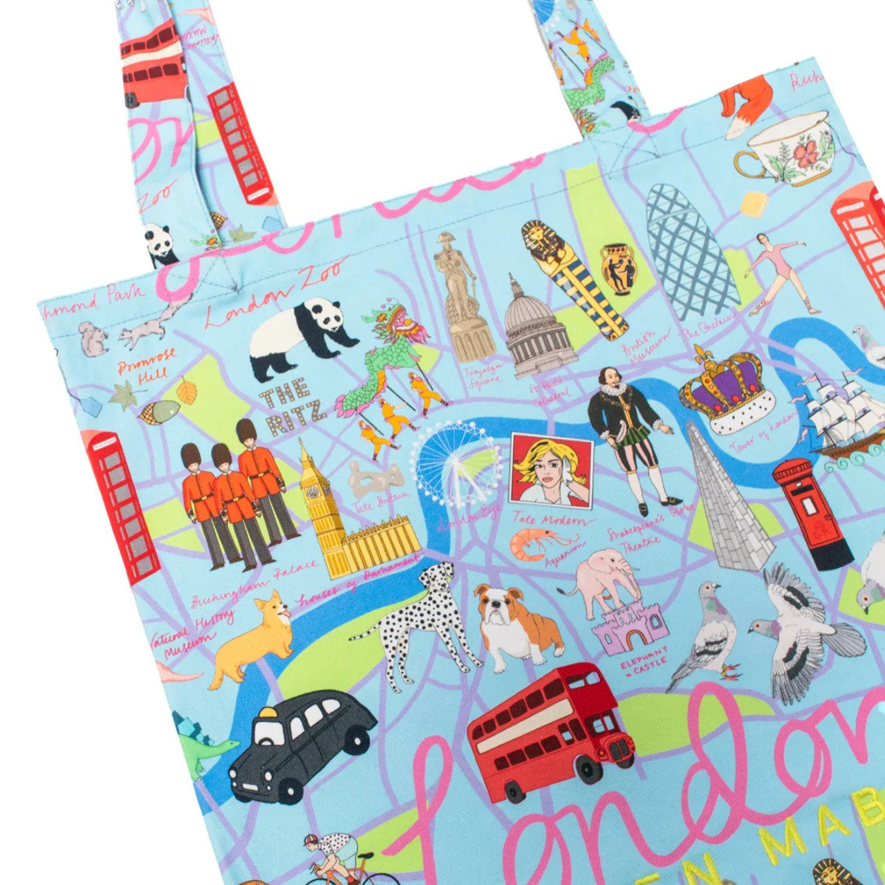 London Blue Tote Bag
