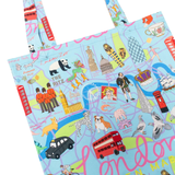 London Blue Tote Bag